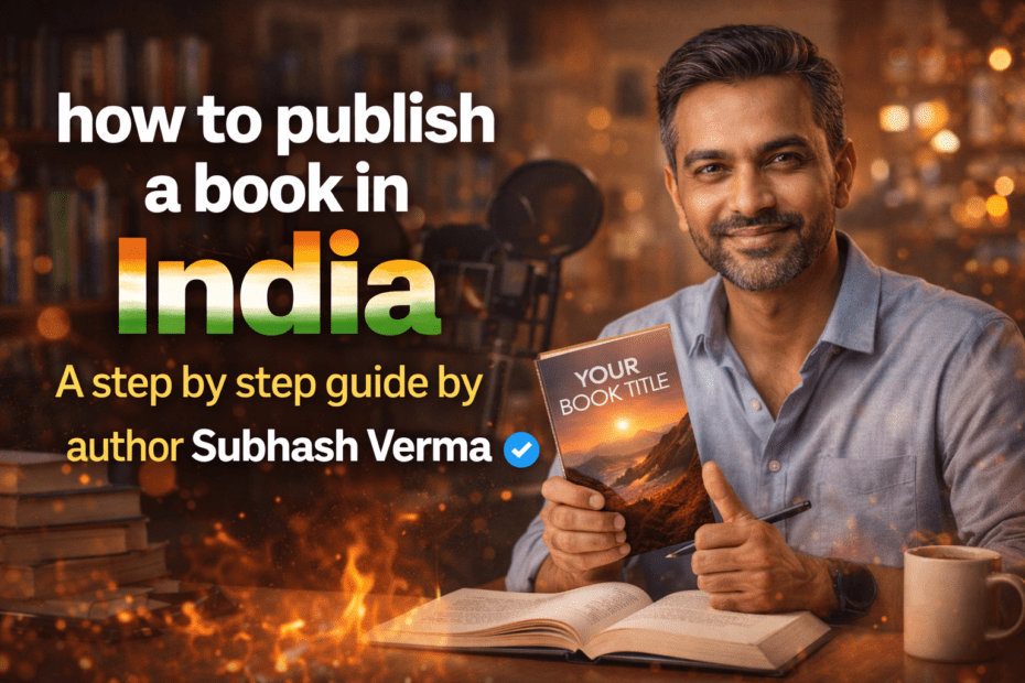 how to publish a book in India